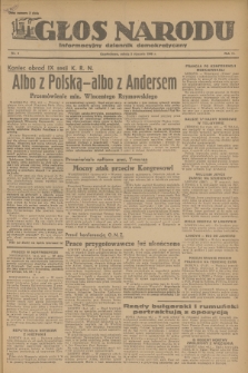 Głos Narodu : informacyjny dziennik demokratyczny. R.2, 1946, nr 4