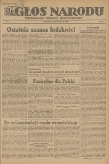 Głos Narodu : informacyjny dziennik demokratyczny. R.2, 1946, nr 9