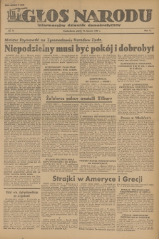 Głos Narodu : informacyjny dziennik demokratyczny. R.2, 1946, nr 15