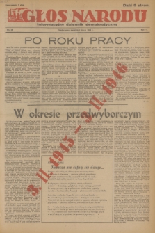 Głos Narodu : informacyjny dziennik demokratyczny. R.2, 1946, nr 29
