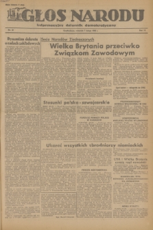 Głos Narodu : informacyjny dziennik demokratyczny. R.2, 1946, nr 32