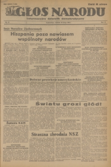 Głos Narodu : informacyjny dziennik demokratyczny. R.2, 1946, nr 35