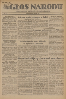 Głos Narodu : informacyjny dziennik demokratyczny. R.2, 1946, nr 43