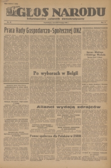 Głos Narodu : informacyjny dziennik demokratyczny. R.2, 1946, nr 44