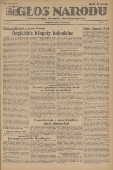 Głos Narodu : informacyjny dziennik demokratyczny. R.2, 1946, nr 47
