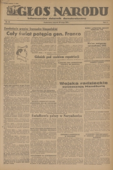 Głos Narodu : informacyjny dziennik demokratyczny. R.2, 1946, nr 50