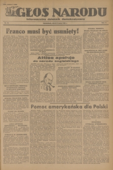 Głos Narodu : informacyjny dziennik demokratyczny. R.2, 1946, nr 54