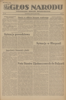Głos Narodu : informacyjny dziennik demokratyczny. R.2, 1946, nr 60