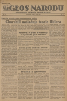 Głos Narodu : informacyjny dziennik demokratyczny. R.2, 1946, nr 63