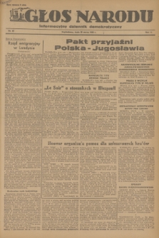 Głos Narodu : informacyjny dziennik demokratyczny. R.2, 1946, nr 67