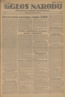 Głos Narodu : informacyjny dziennik demokratyczny. R.2, 1946, nr 68