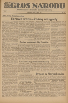 Głos Narodu : informacyjny dziennik demokratyczny. R.2, 1946, nr 75