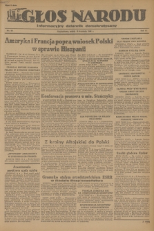 Głos Narodu : informacyjny dziennik demokratyczny. R.2, 1946, nr 88