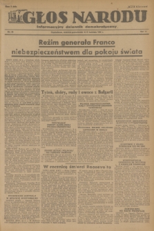 Głos Narodu : informacyjny dziennik demokratyczny. R.2, 1946, nr 89