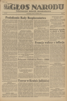 Głos Narodu : informacyjny dziennik demokratyczny. R.2, 1946, nr 91