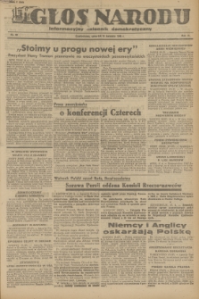 Głos Narodu : informacyjny dziennik demokratyczny. R.2, 1946, nr 92