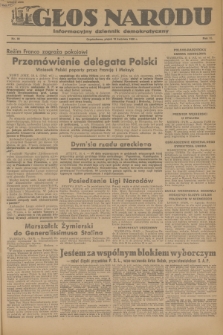 Głos Narodu : informacyjny dziennik demokratyczny. R.2, 1946, nr 93