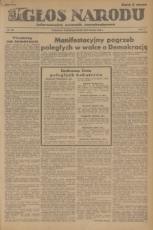 Głos Narodu : informacyjny dziennik demokratyczny. R.2, 1946, nr 100