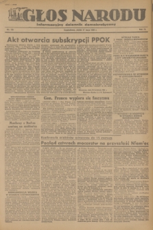 Głos Narodu : informacyjny dziennik demokratyczny. R.2, 1946, nr 116