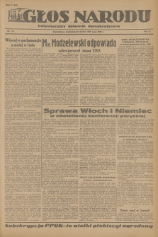 Głos Narodu : informacyjny dziennik demokratyczny. R.2, 1946, nr 118