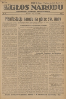 Głos Narodu : informacyjny dziennik demokratyczny. R.2, 1946, nr 119