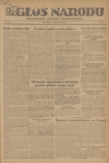 Głos Narodu : informacyjny dziennik demokratyczny. R.2, 1946, nr 121