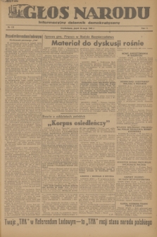 Głos Narodu : informacyjny dziennik demokratyczny. R.2, 1946, nr 122