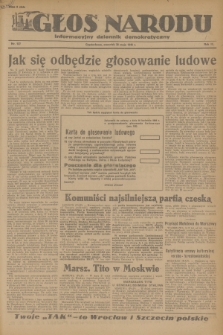 Głos Narodu : informacyjny dziennik demokratyczny. R.2, 1946, nr 127