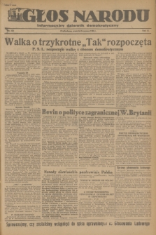 Głos Narodu : informacyjny dziennik demokratyczny. R.2, 1946, nr 133