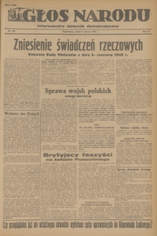 Głos Narodu : informacyjny dziennik demokratyczny. R.2, 1946, nr 135