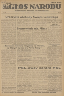 Głos Narodu : informacyjny dziennik demokratyczny. R.2, 1946, nr 137