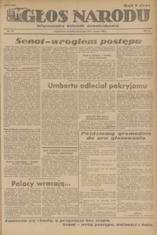 Głos Narodu : informacyjny dziennik demokratyczny. R.2, 1946, nr 141