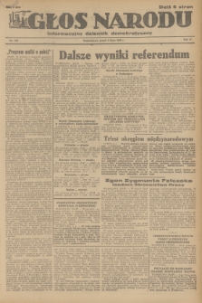 Głos Narodu : informacyjny dziennik demokratyczny. R.2, 1946, nr 156