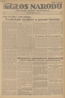 Głos Narodu : informacyjny dziennik demokratyczny. R.2, 1946, nr 162