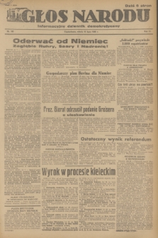 Głos Narodu : informacyjny dziennik demokratyczny. R.2, 1946, nr 163