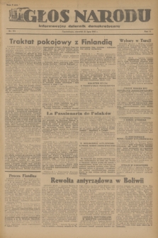 Głos Narodu : informacyjny dziennik demokratyczny. R.2, 1946, nr 173