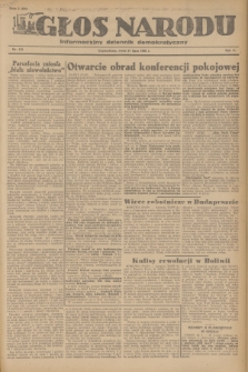 Głos Narodu : informacyjny dziennik demokratyczny. R.2, 1946, nr 178