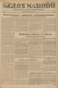 Głos Narodu : informacyjny dziennik demokratyczny. R.2, 1946, nr 180