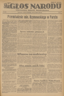 Głos Narodu : informacyjny dziennik demokratyczny. R.2, 1946, nr 182