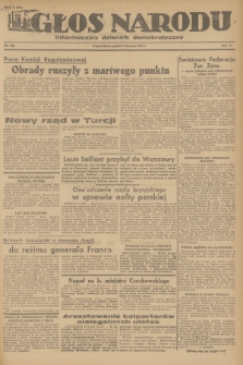 Głos Narodu : informacyjny dziennik demokratyczny. R.2, 1946, nr 186