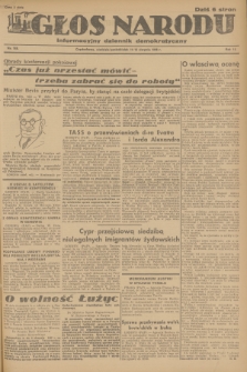 Głos Narodu : informacyjny dziennik demokratyczny. R.2, 1946, nr 188