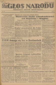 Głos Narodu : informacyjny dziennik demokratyczny. R.2, 1946, nr 191