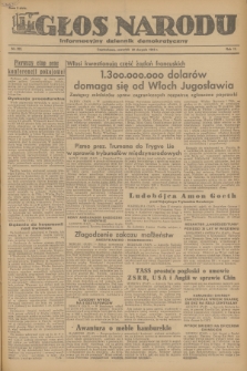 Głos Narodu : informacyjny dziennik demokratyczny. R.2, 1946, nr 202