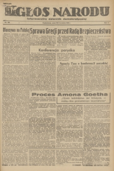 Głos Narodu : informacyjny dziennik demokratyczny. R.2, 1946, nr 208