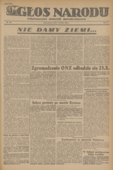 Głos Narodu : informacyjny dziennik demokratyczny. R.2, 1946, nr 213