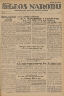 Głos Narodu : informacyjny dziennik demokratyczny. R.2, 1946, nr 217