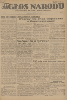 Głos Narodu : informacyjny dziennik demokratyczny. R.2, 1946, nr 221