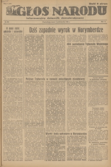 Głos Narodu : informacyjny dziennik demokratyczny. R.2, 1946, nr 231