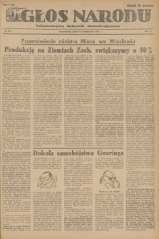 Głos Narodu : informacyjny dziennik demokratyczny. R.2, 1946, nr 245