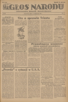 Głos Narodu : informacyjny dziennik demokratyczny. R.2, 1946, nr 246